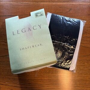 Legacy CoolMax Control Top Tights Brown Size E Sheer‎ Control Pantyhose